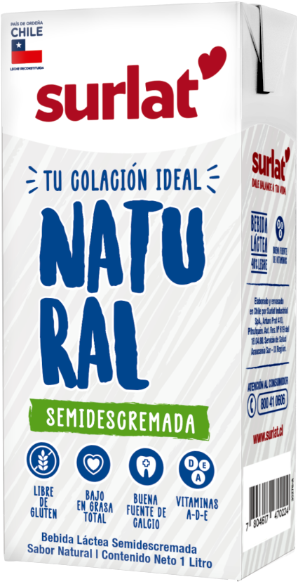 imagen de Bebida Láctea Sabor Natural Surlat 1L